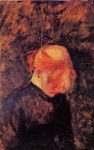 Henri-de-Toulouse-Lautrec-1864-1901-Carmen-Gaudin-Lowered-Head-1885